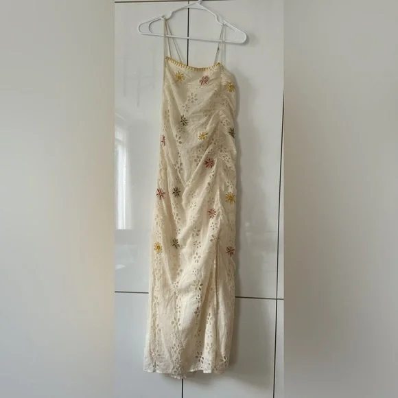 NWT Size L - Mahila Asymmetrical Embellished Midi Dress - Picture 14 of 14